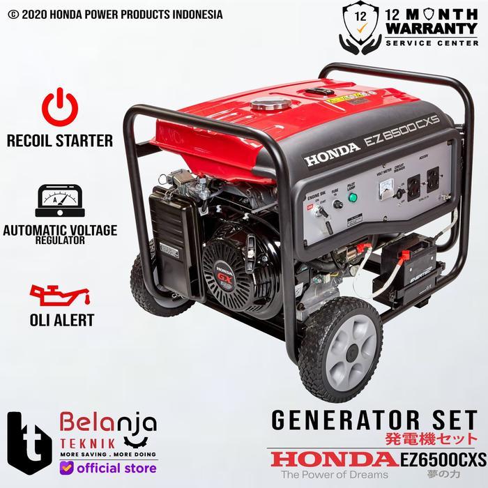 PROMO RAMADHAN Mesin Genset Honda EZ 6500 CXS 5000 Watt Generator Set EZ6500CXS
