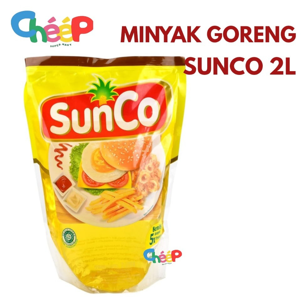 MINYAK GORENG SUNCO 2L / SUNCO MINYAK GORENG 2LITER/MINYAK GORENG 2 LITER
