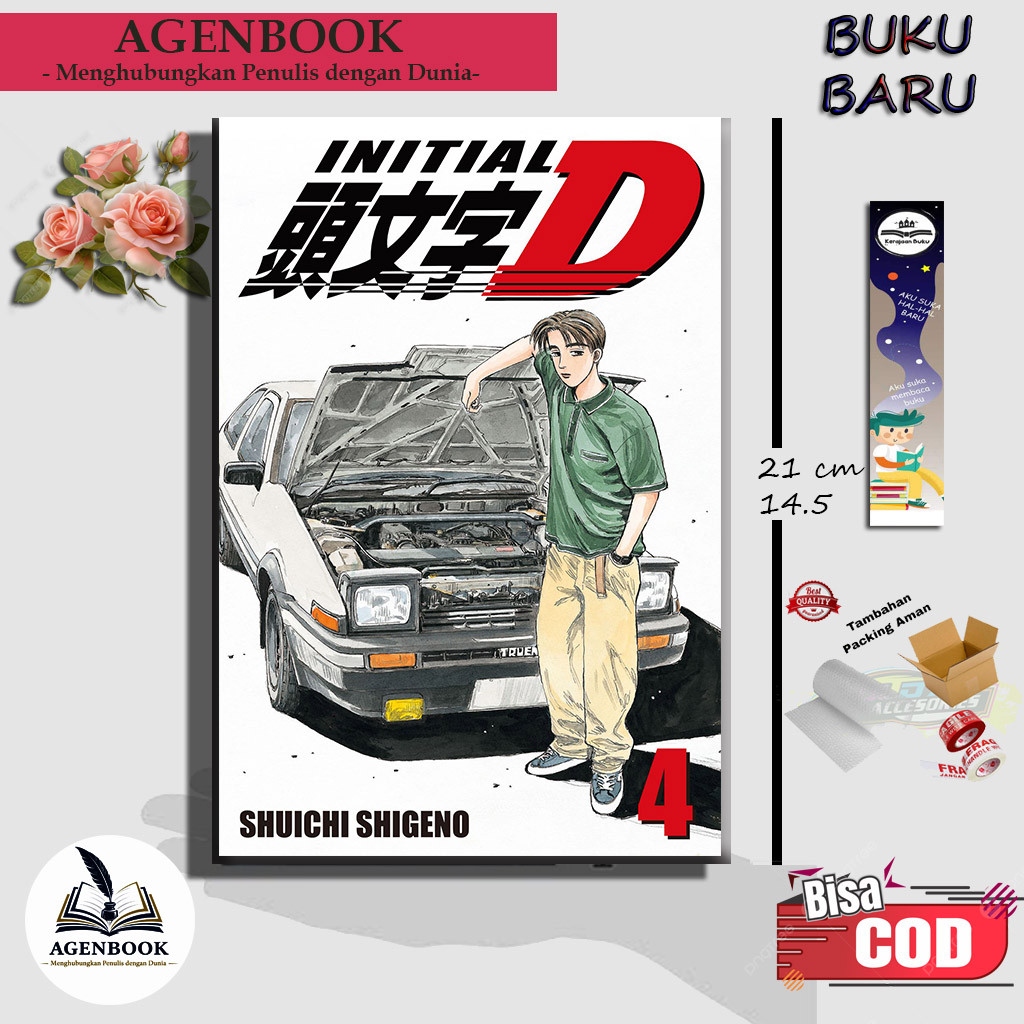 Komik Initial D Omnibus 4 by Shuichi Shigeno