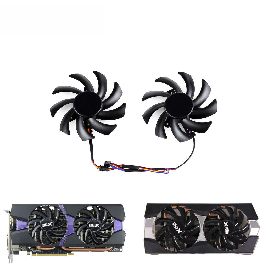 FDC10H12S9-C Wentylator chłodzący do Sapphire HD6850 HD6970 HD7870 2G HD7950 HD7970 XFX R9 270 280 X