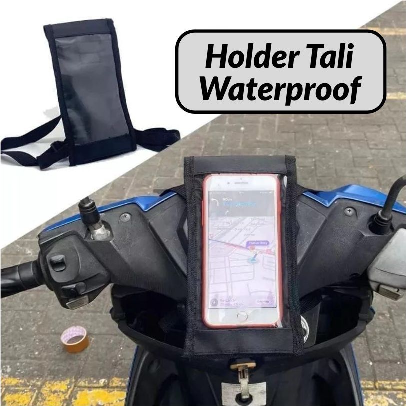Holder Hp Motor Tas Waterproof Handphone Di Stang Sarung Pelindung Ponsel Hape Untuk Ojol Aman Anti 