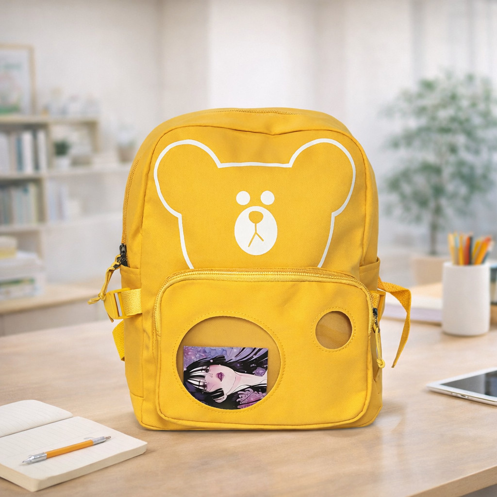 Tas Ransel Sekolah Bear – Stylish, Lucu & Nyaman | (X2811#)
