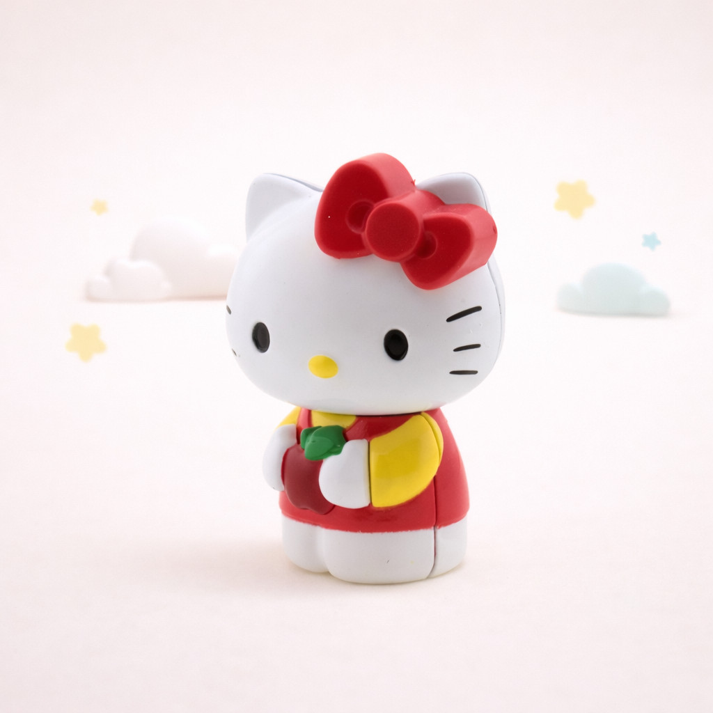 Tomica Metal Figure Collection Hello Kitty Red Original - Pajangan Hello Kitty - Koleksi Sanrio