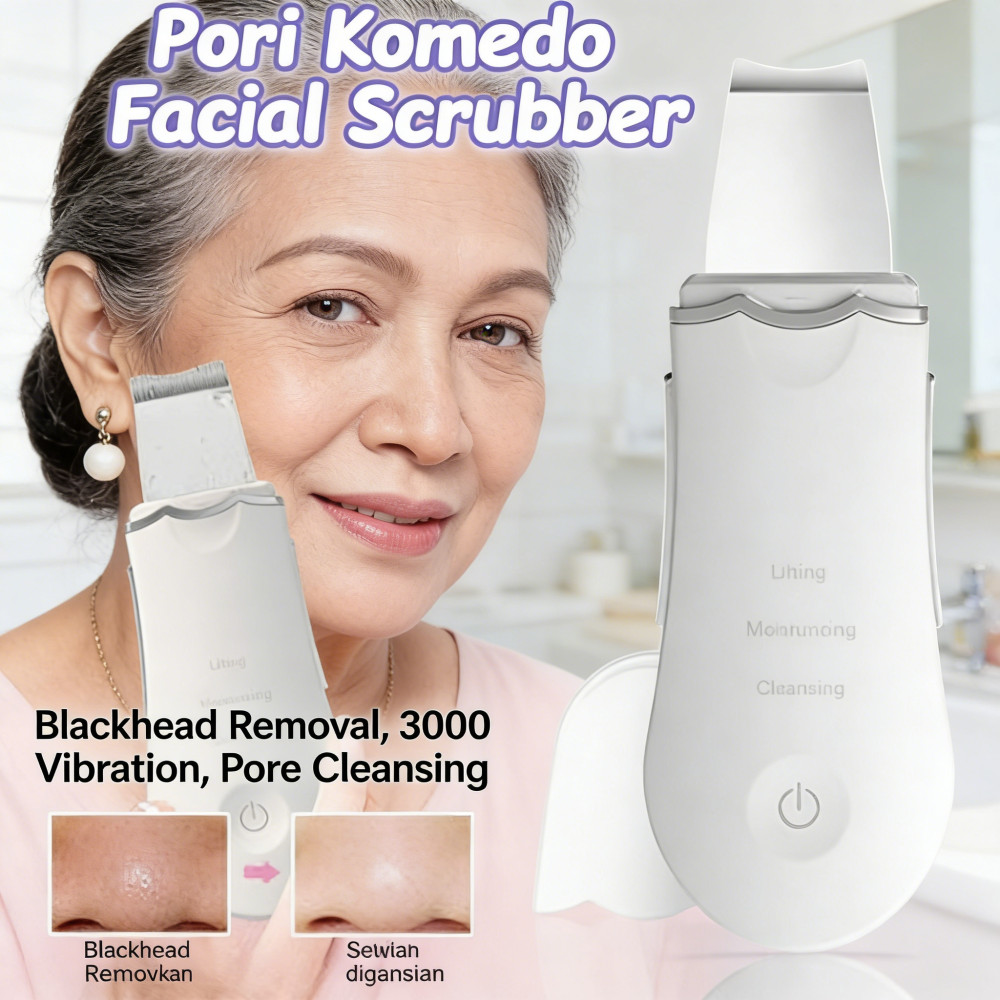 Alat Peeling Facial Cleaner Blackhead Removal Penghilang Jerawat Dan Komedo Ultrasonic Pori Wajah Al