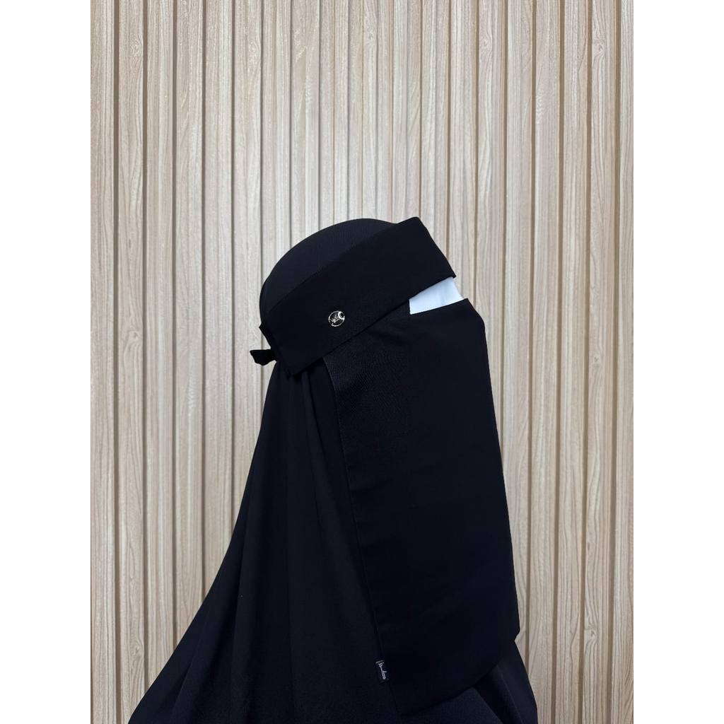 Cadar Karaz Poni Ori Saudi | Niqab Import Saudi Fashion Muslimah nyaman dan adem