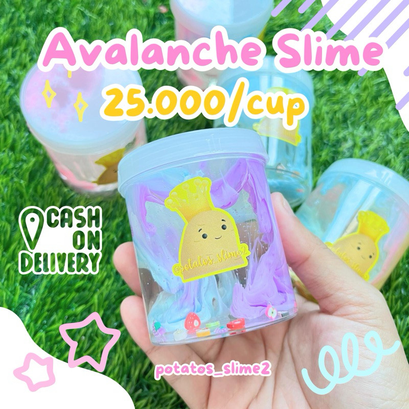 SLIME Avalanche Slime Potatos | New Packaging 200ml Potatos_Slime2