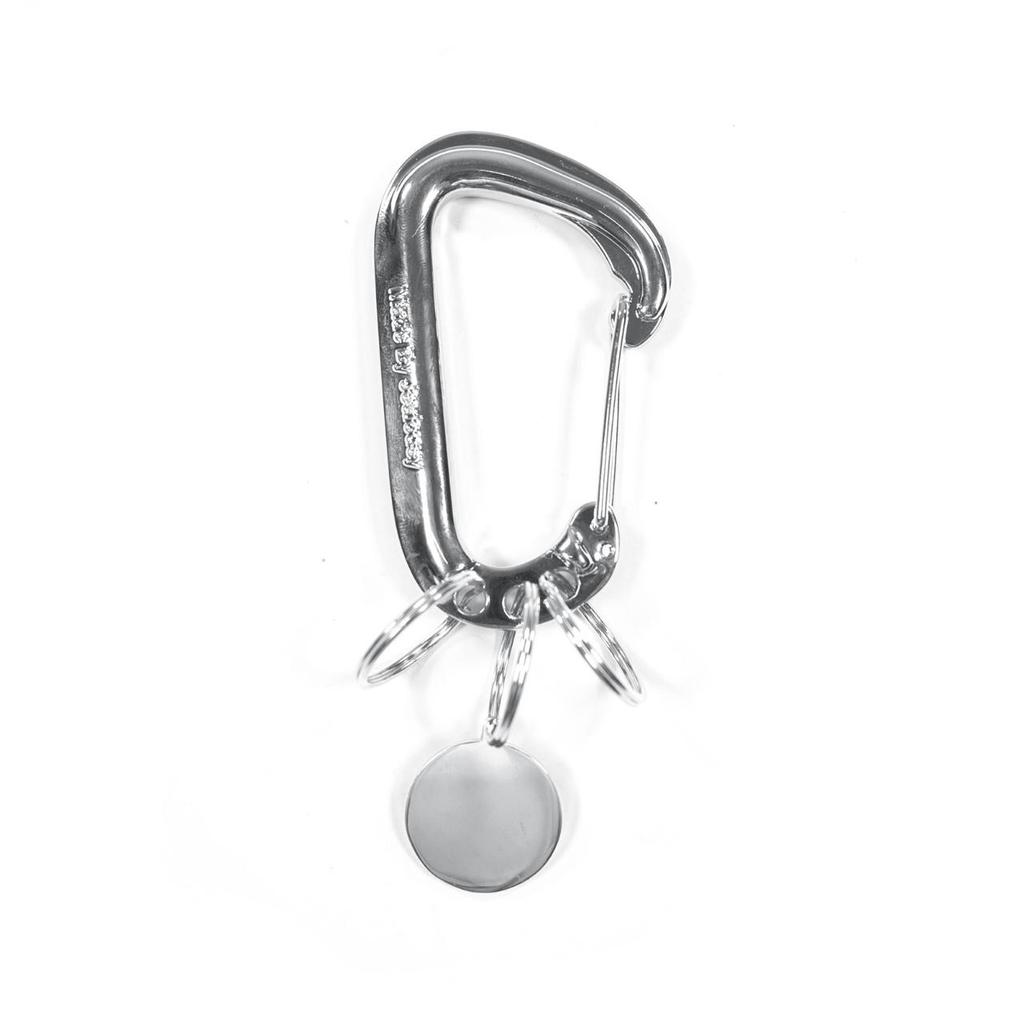 Haute57 Carabiner Keychain Pelmerry Silver Thanksinsomnia