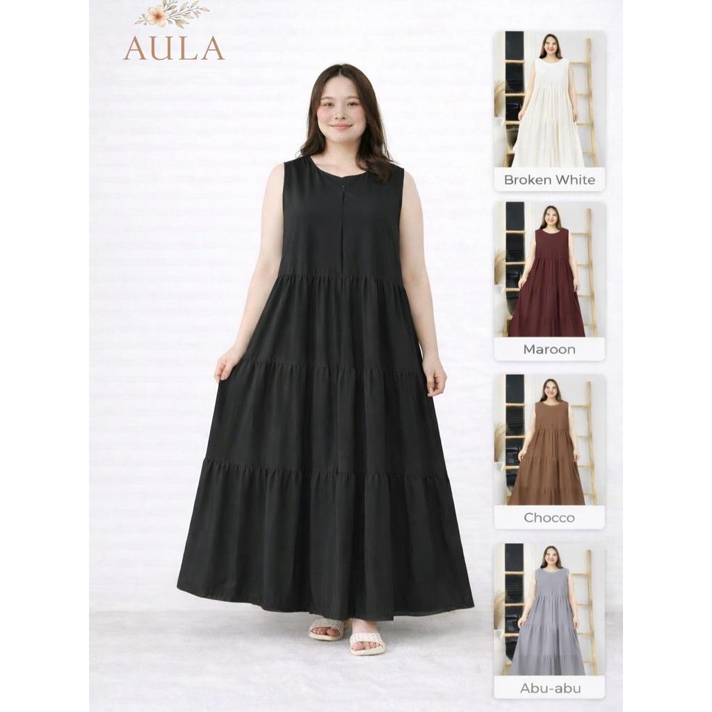 AULA Inner Dress Rempel | Simple Feminine | Nyaman & Adem | Busui Friendly | Premium Daily Wear