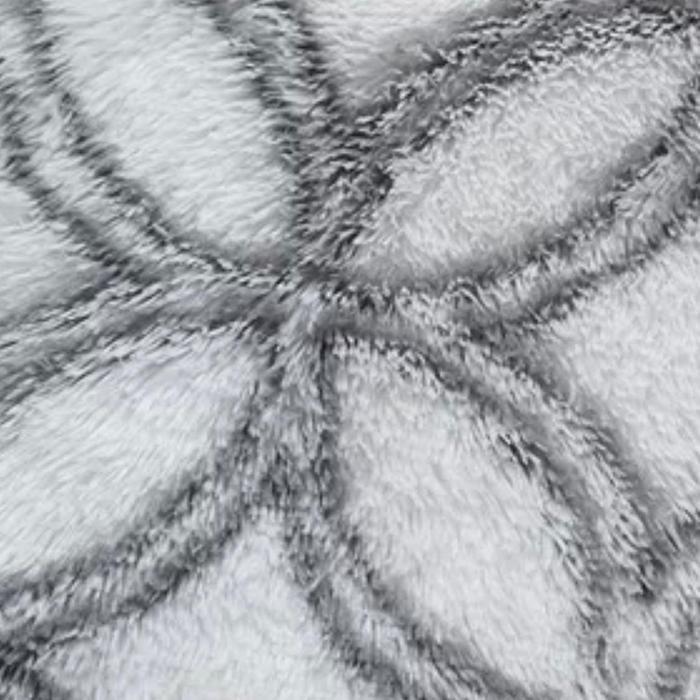 Karpet Bulu Bulat Motif & Ombre Diamater 100cm/Karpet Bulu Lantai Bulat Ambal Busa - F6