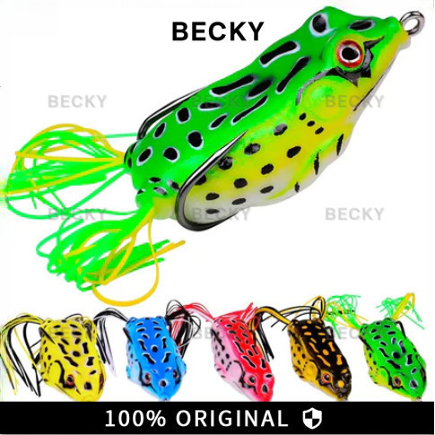 BECKY SOFT FROG LURE 4cm/5g Umpan Pancing Kodok Casting umpan pancing kodok kodokan katak soft lure 