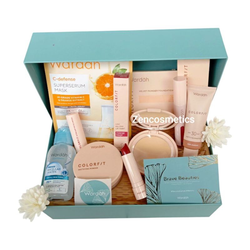 Wardah Colorfit/ Seserahan Wardah/ Paket Hampers Wardah/ Hampers Kosmetik