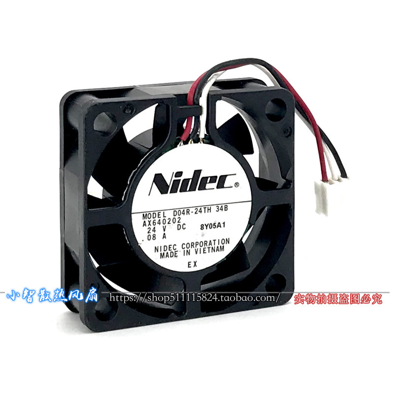 ORIGINAL D04R-24TH 24V .08A 4015 40*40*15mm NEW COOLING FAN RADIATOR
