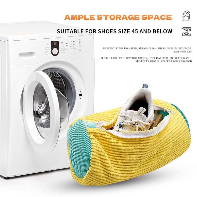 Shoe washing bag, special for washing maine, anti-deformation and reusable durable washing bag