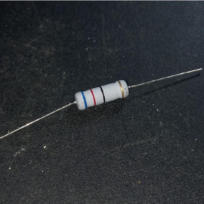 resistor 62R 3w carbon film 62ohm 62 R 3 watt w 3watt 3wat 1