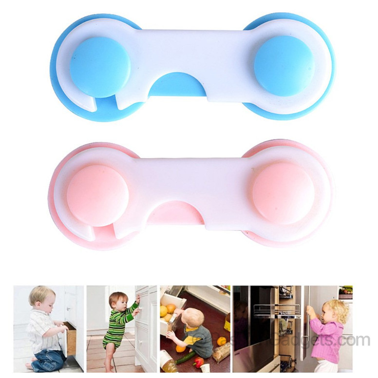Pengaman Pintu Laci Safe Lock Pengunci Pintu Lemari Baby Safety Lock