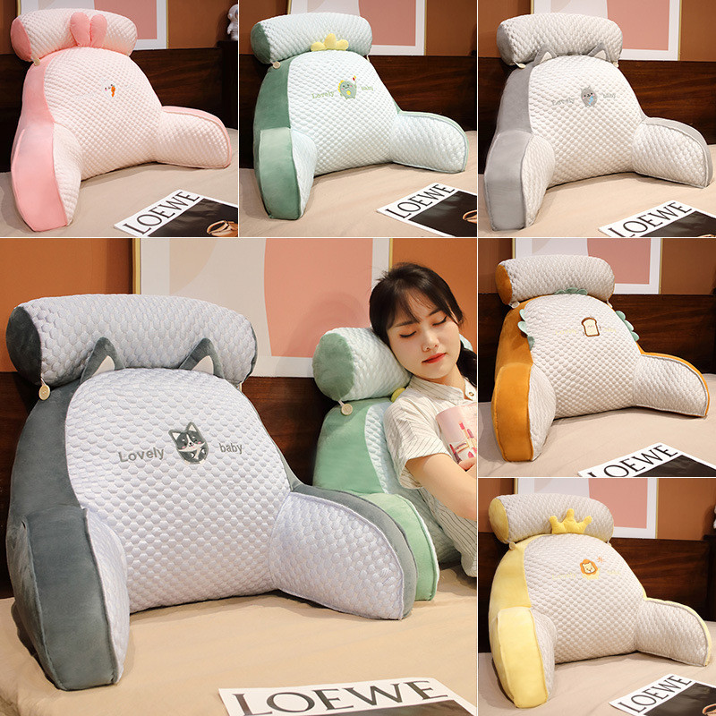 Bantal Boneka Sandaran Pinggang Karakter Lucu Bantal Sofa & Mobil Bantal Tidur Anak Dewasa