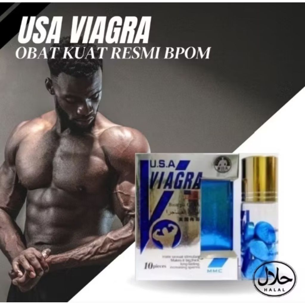 VIAGRA PIL BIRU PFIZER GOLD ASLI ISI 10 TABLET USA 100% ORIGINAL MMC OBAT KUAT STAMINA PERKASA TAHAN