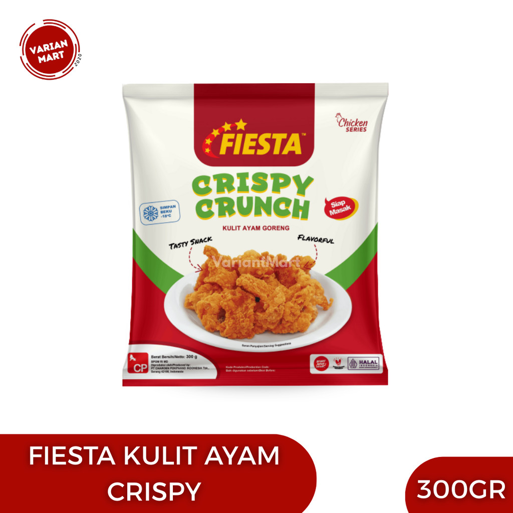 Fiesta Crispy Crunch 300gr / Kulit Ayam Krispi  / Kulit Ayam Frozen Fiesta