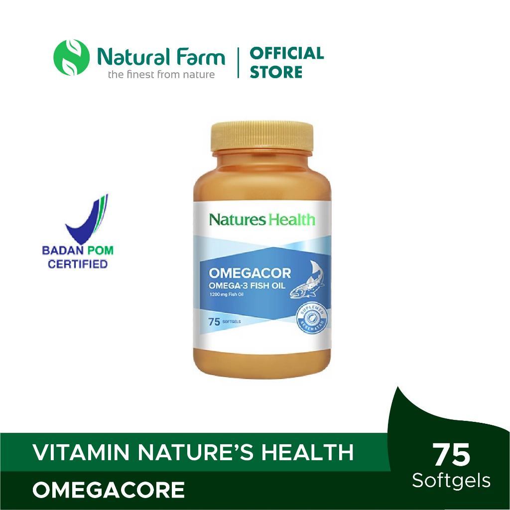 Natures Health Omegacor - 75 softgels