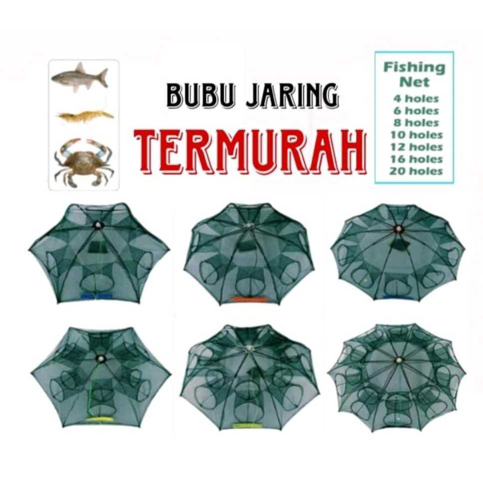 promo Bubu Ikan Payung Jaring Pancing Ikan/ Perangkap Ikan Bubu Jaring Pancing Ikan dan Udang