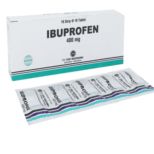Ibuprofen 400 Mg FM 1 STRIP First Medifarma Meredakan Sakit Kepala Nyeri dan Demam