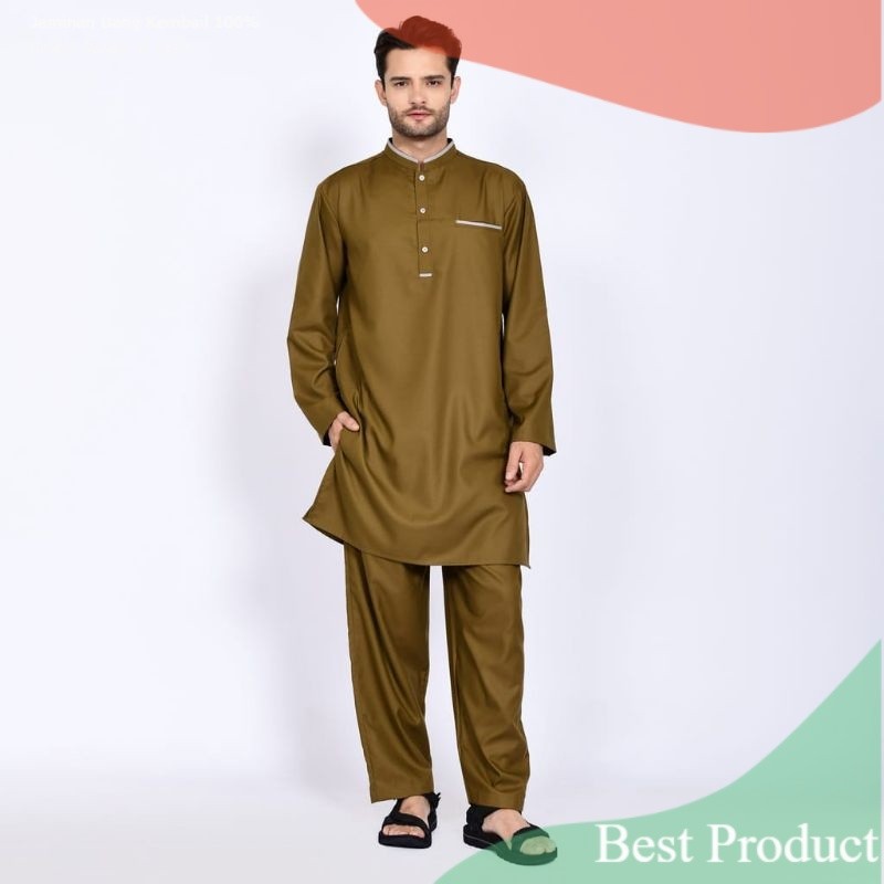 GAMIS SET SIRWAL+KURTA, SET KEMKO,KOKO KURTA PAKISTAN- pakaian pria lainnya