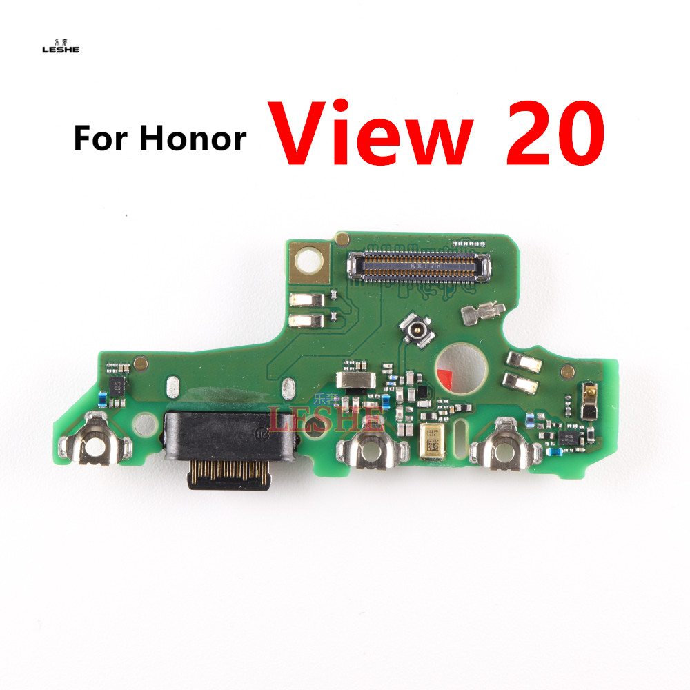 Untuk Huawei Honor View 20 V20 Port Pengisi Daya USB Konektor Dock Jack Papan Konektor Kabel Fleksib