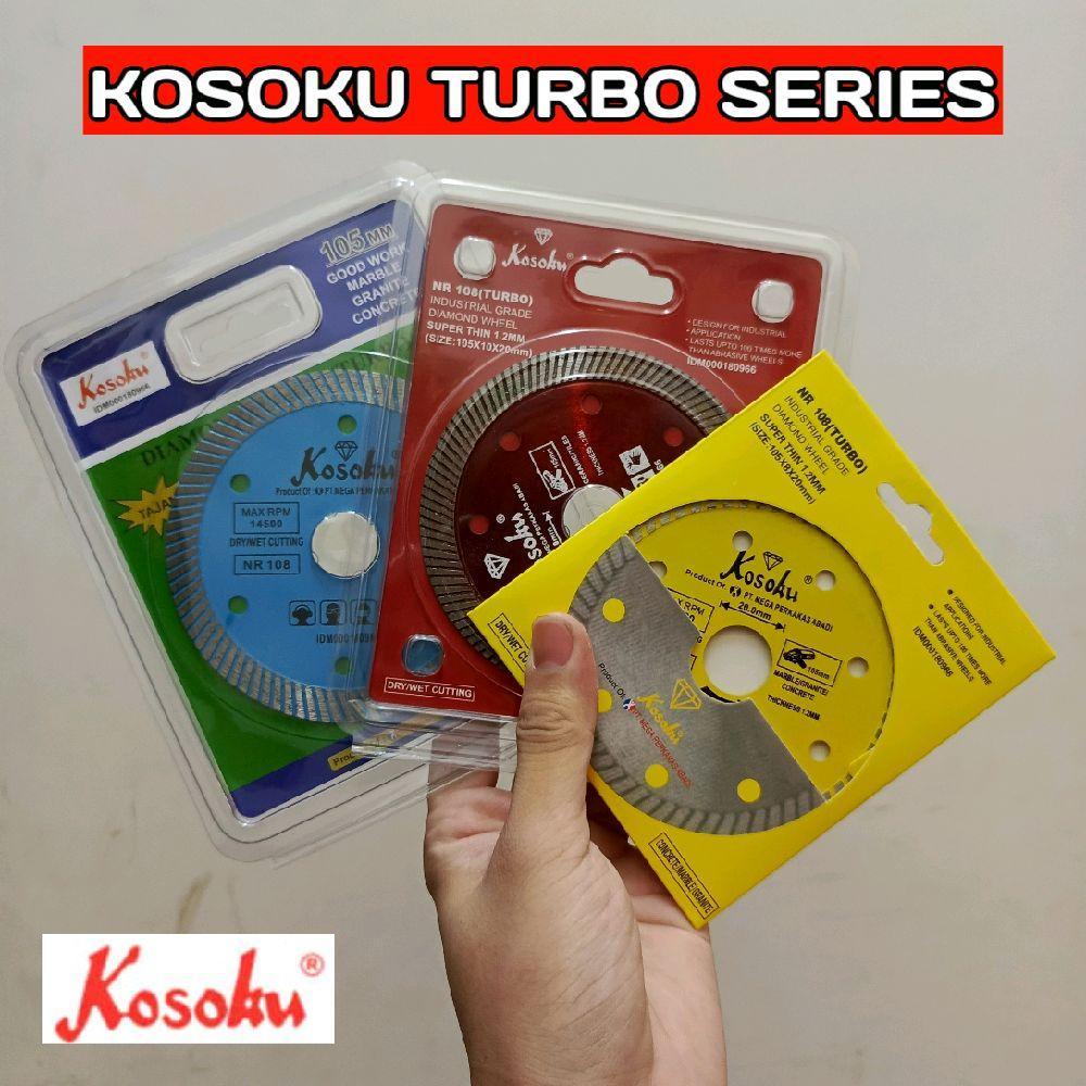 Kosoku Turbo series - Pisau Gurinda Keramik Kosoku Turbo - Kosoku Turbo Biru / Merah /Kuning