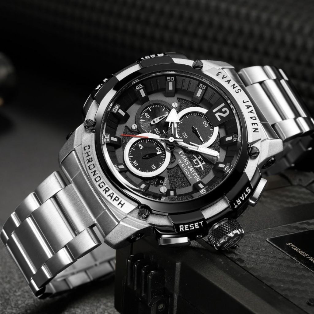 BUY 1 GET 1..JAM TANGAN PRIA ORIGINAL EVANS JAYDEN 9617 RT