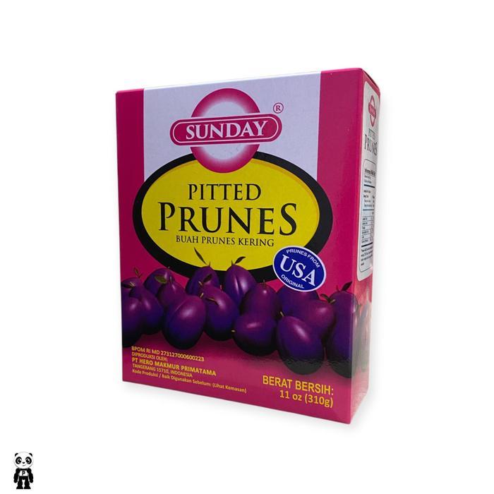 Promo Sunday Pitted Prunes 310g Buah Plum Kering Prune Tanpa Biji untuk Kue Lapis Legit dan Cemilan