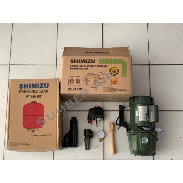 Pompa Air Jet Pump Shimizu PC 268 Bit Otomatis