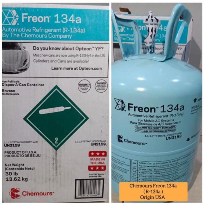 Freon chemours R134a USA, 100% original Chemours