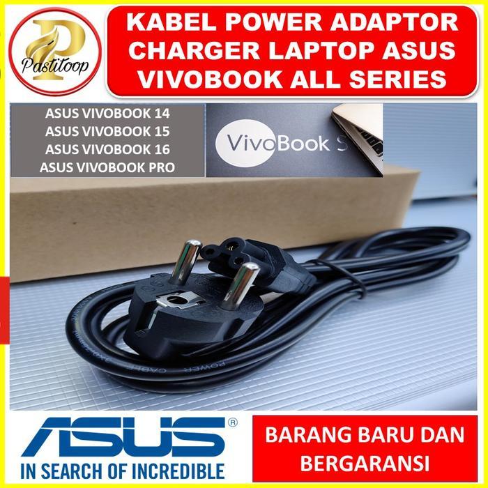 Kabel Power adaptor Laptop Asus Vivobook 14 15 16 Ori 3 lubang