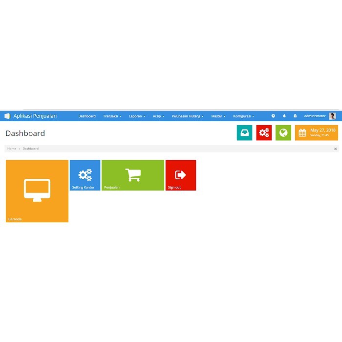 Aplikasi Kasir / POS / Source Code Aplikasi Penjualan Stok Barang dengan PHP support scan barcode