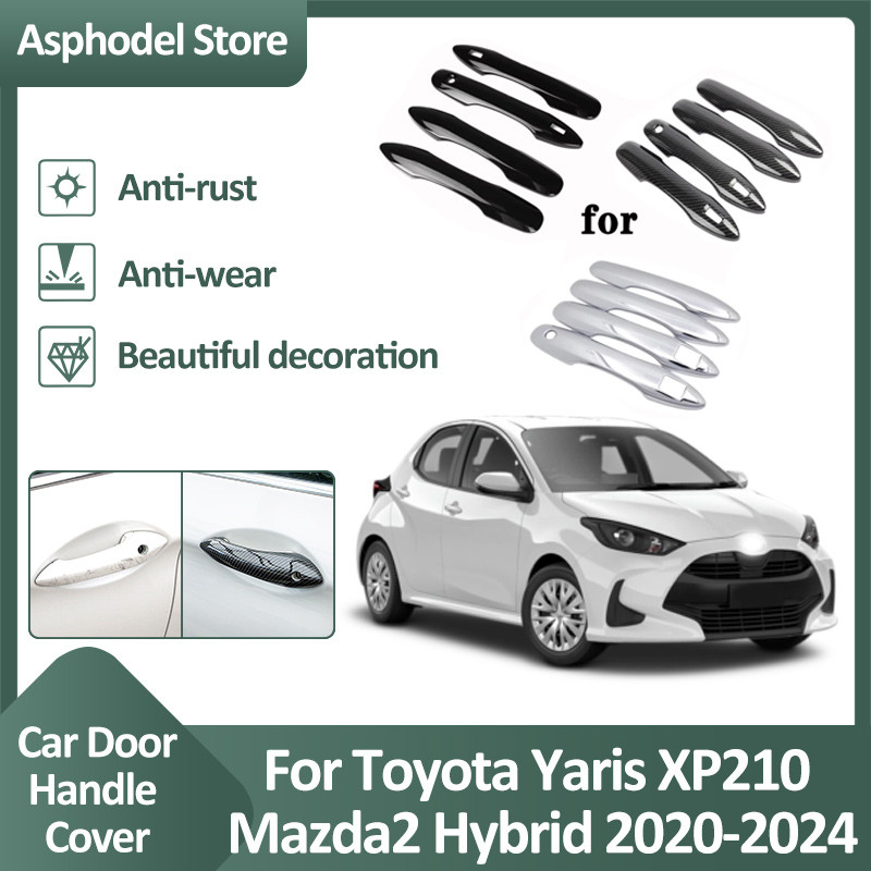 Pelindung Gagang Pintu Untuk Toyota Yaris Mazda2 Hybrid XP210 2020 2021 2022 2023 2024 2025 Aksesori