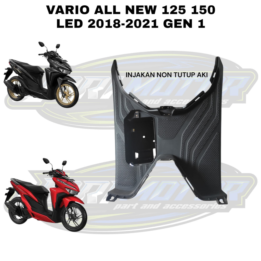 AIDAN MOTOR Dek Injakan Pijakan Non Tutup Aki Honda Vario All New 125 150 LED 2018 2019 2020 2021 /B