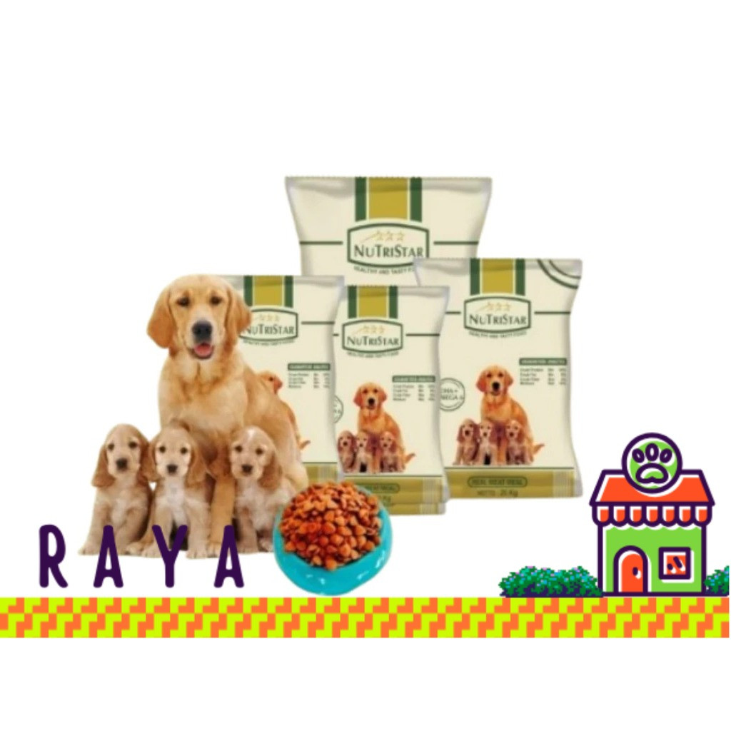 NUTRI STAR DOG FOOD 20KG / NUTRISTAR DOG FOOD 20KG MAKANAN ANJING NUTRITION DOG FOOD 20KG