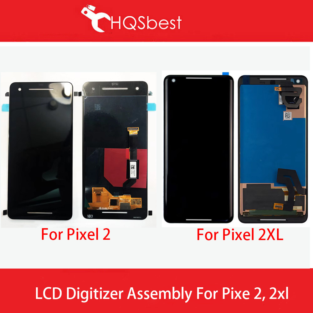 LCD splay Screen gitizer Assembly  For Google Pixel 2, Pixel 2 XL LCD