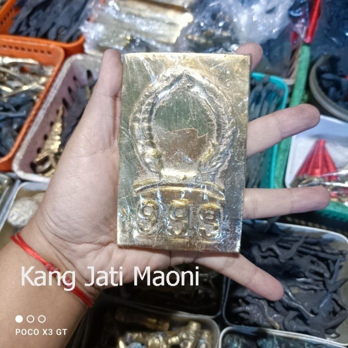 pusaka kuningan sari padi kembar 999 Asli Paling Mewah DFG433