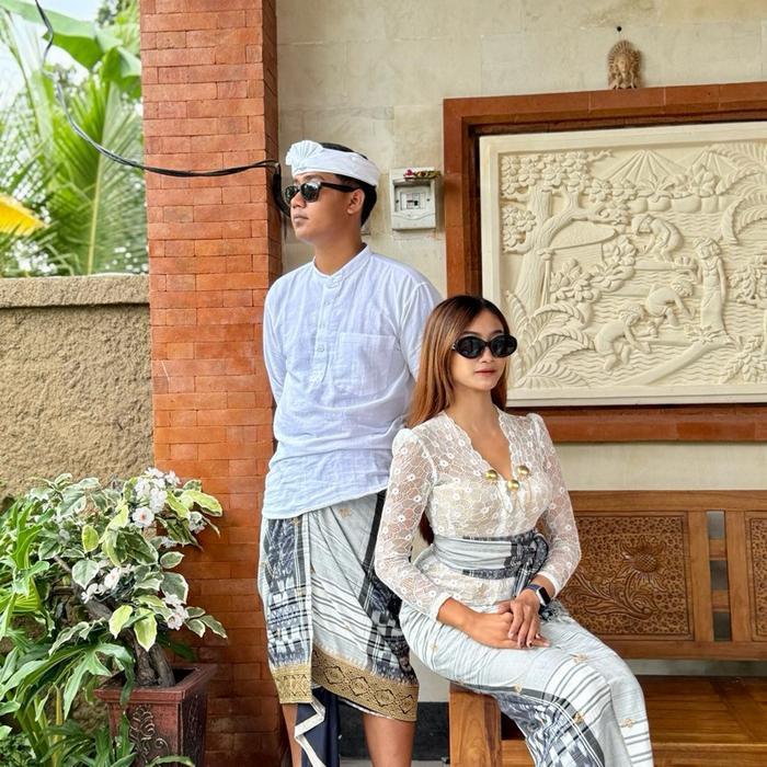 SET COUPLE ENDEK PREMIUM // SAPUT KAMEN SELENDANG // ENDEK BALI KEPURA - endek putih