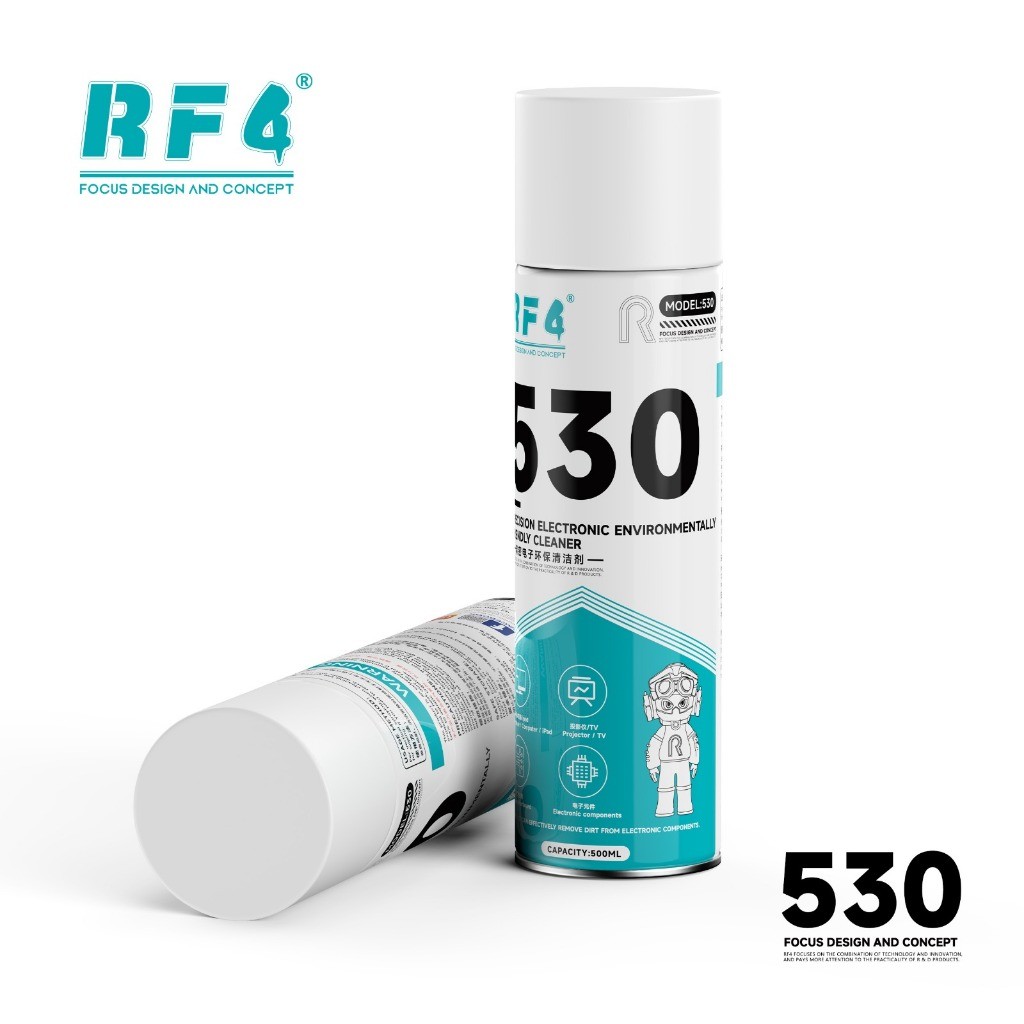 RF4 530 RF-530 500 ML - ELECTRONIC ENVIRONRONMENTALLY FRIENDLY CLEANER CAIRAN PEMBERSIH LCD PCB