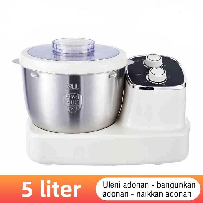 Pengaduk adonan multifungsi Dough Mixer Mesin Pengaduk Adonan 7 Liter Uleni adonan - bangunkan adona