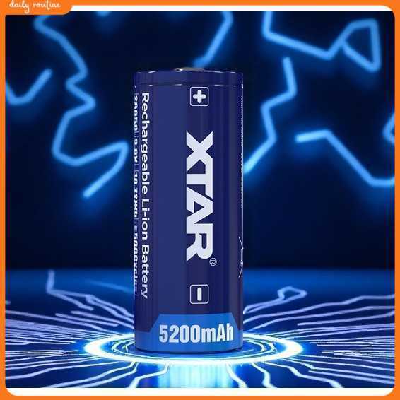 XTAR Baterai Rechargeable 26650 Li-Ion 3.6V 5200mAh 1 PCS