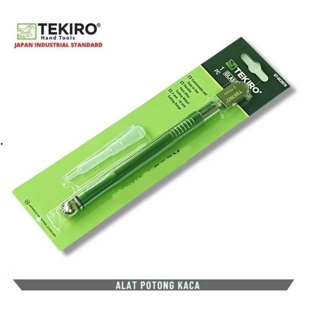 tekiro alat potong kaca / glass cutter 2-19mm (100% original)