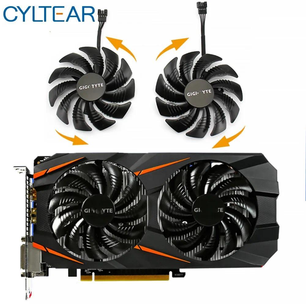 88MM PLD09210S12HH T129215SU 4Pin Cooler Fan For Gigabyte GeForce GTX1060 1070 GTX 1050ti GTX 960 RX
