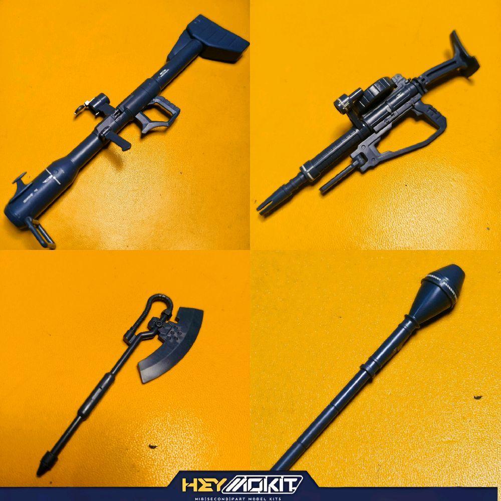 BANDAI MG 1/100 HIGH MOBILTY ZAKU GUNDAM THUNDERBOLT PART WEAPON ACC RIFLE HEAT HAWK FAUCET MODELKIT