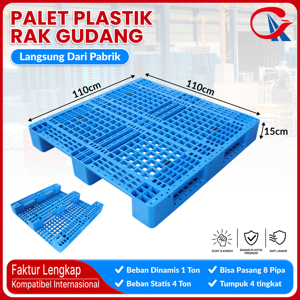 LIN HUI Palet plastik berkualitas tinggi 110x110*15cm Palet plastik berkualitas tinggi baru Palet pl