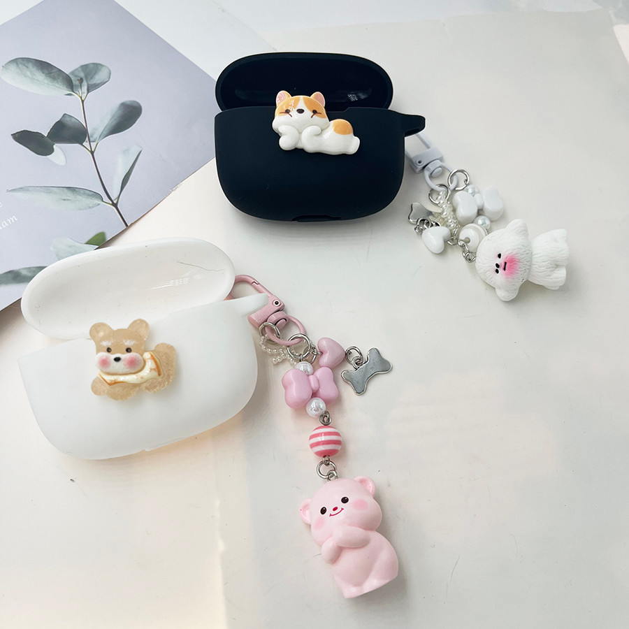 cartoon Cover For Realme Buds Air5/air5 Pro / Air 6 Pro Case with keyian Silicone earphones case for