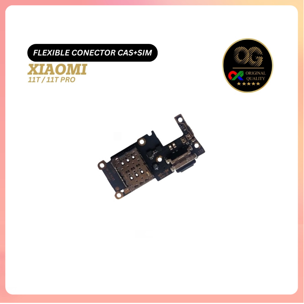 FLEXIBLE XIAOMI 11T / 11T PRO CONECTOR CAS + SIM Charger Original