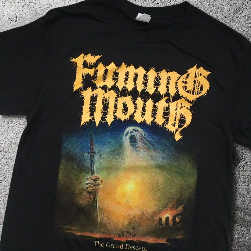 KAOS FUMING MOUTH - THE GRAND DESCENT T-shirt Pria